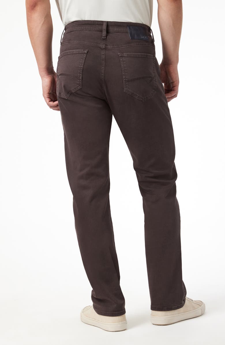 Mavi Jeans Zach Straight Leg Twill Pants, Alternate, color, Coffee Casual Twill