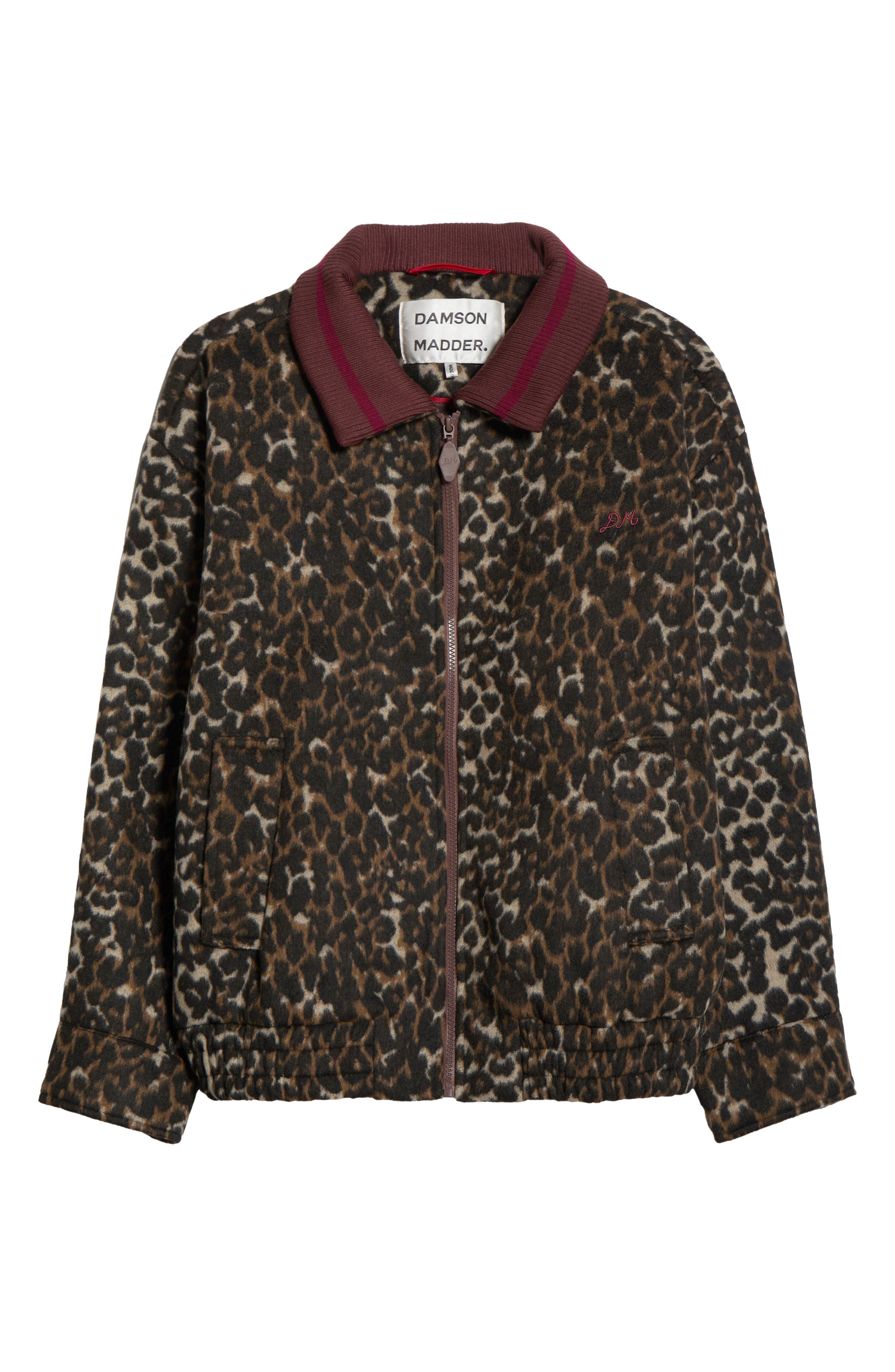 Pixie Leopard Print Bomber Jacket