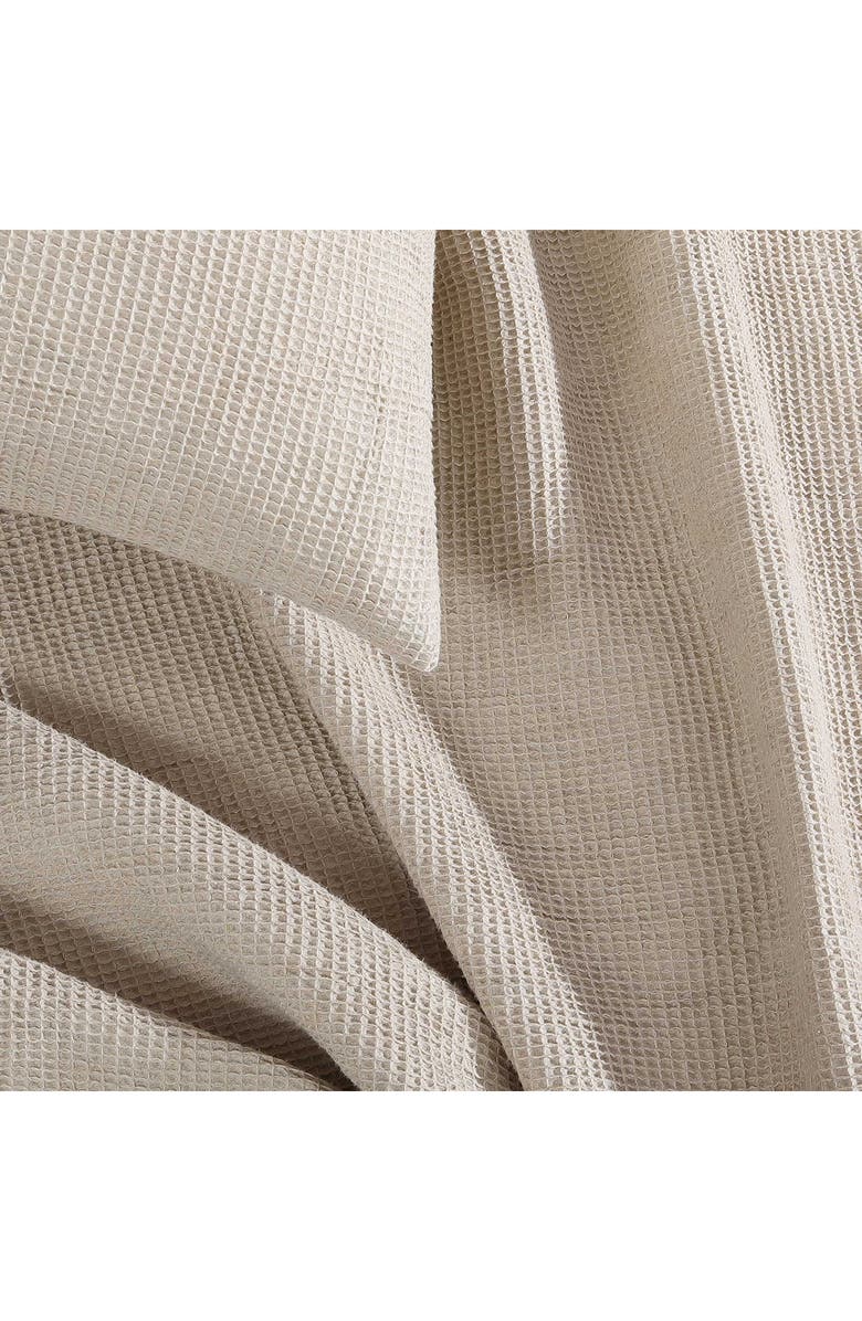 Calvin Klein Microwaffle Comforter & Sham Set, Alternate, color, Flax Beige