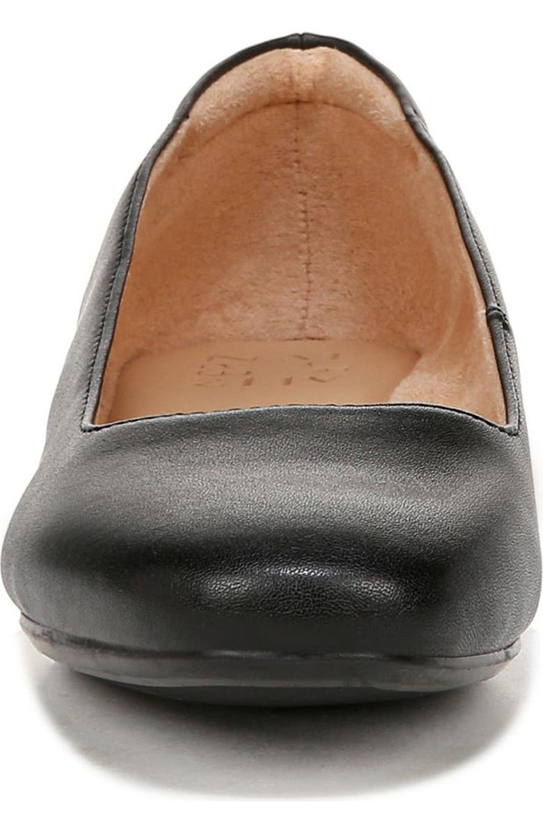 Naturalizer Kari Ballet Flat, Alternate, color, Black Faux Leather