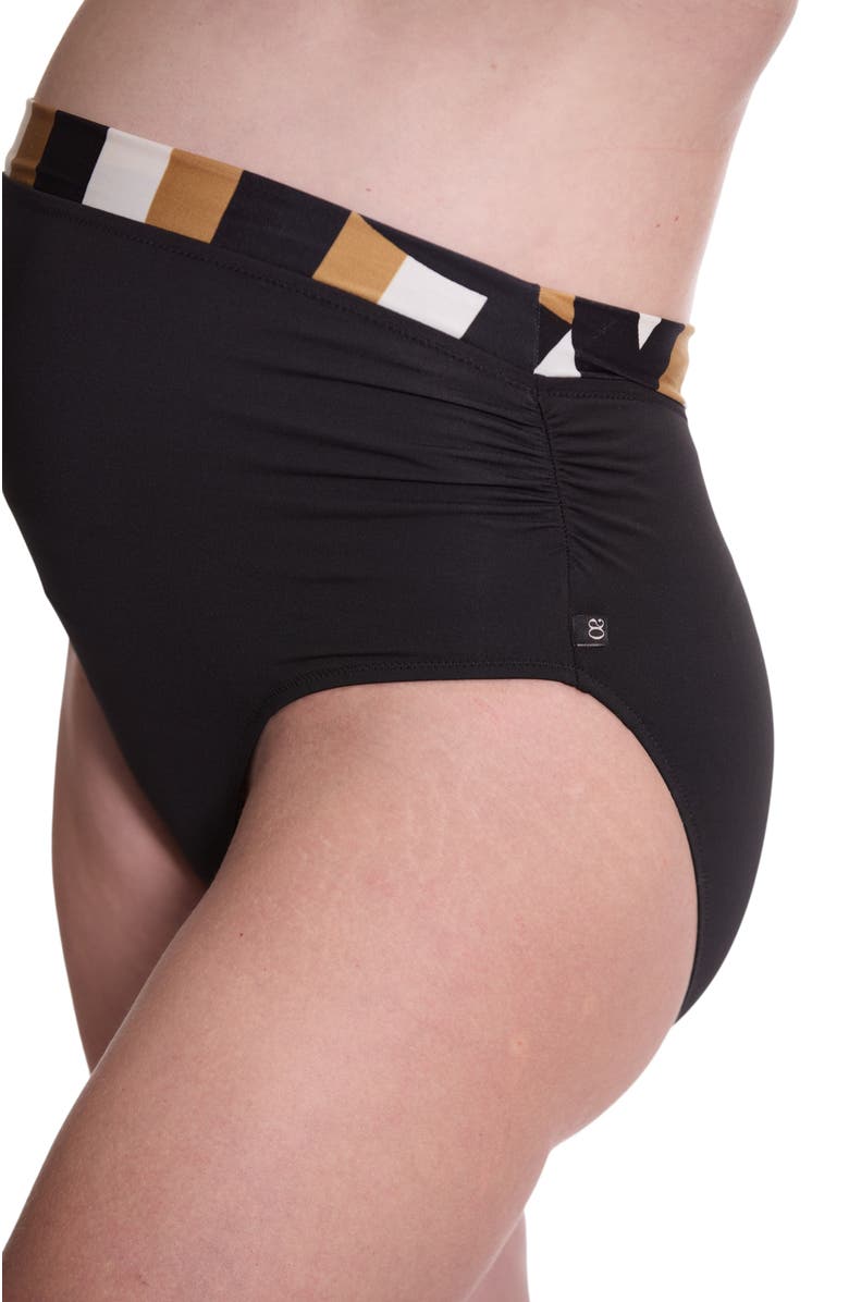 Cache Coeur Odéon Maternity Bikini, Alternate, color, Black Multicolor