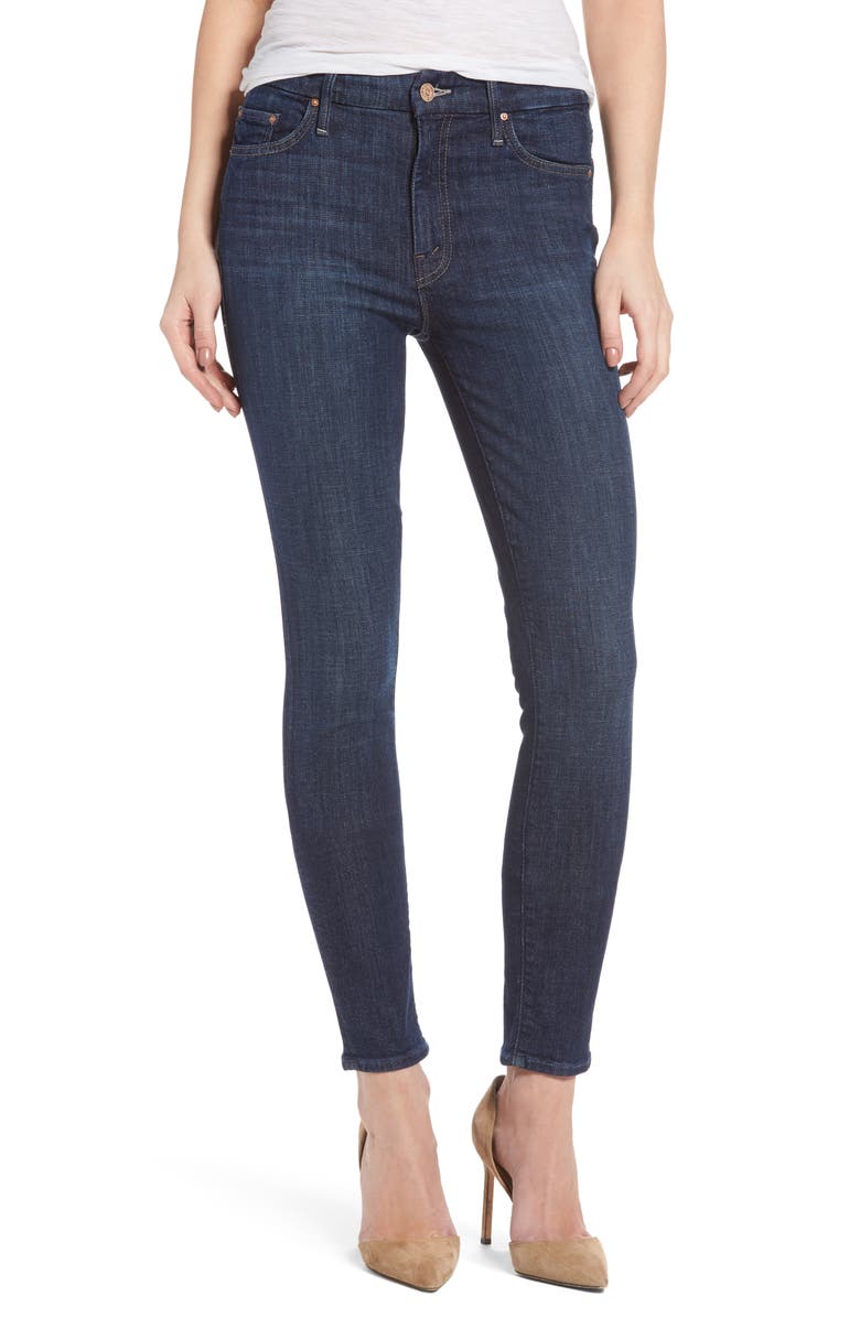 MOTHER 'The Looker' High Rise Skinny Jeans, Main, color, 