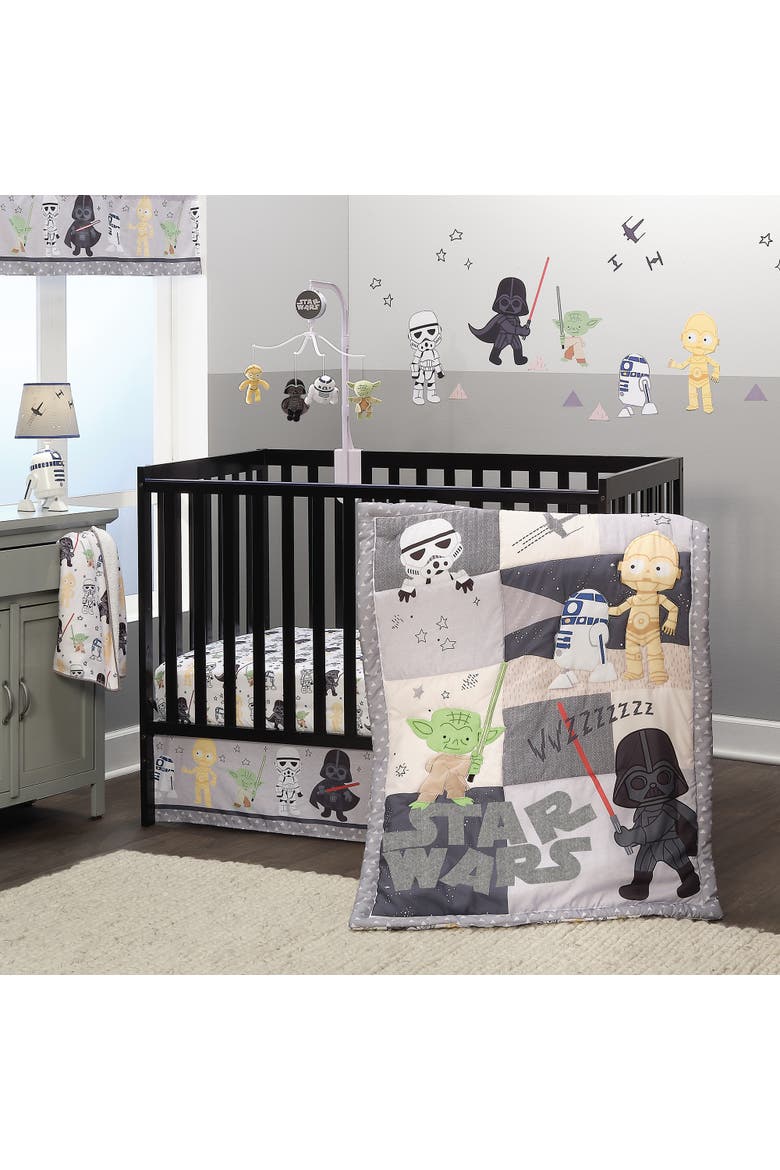Star Wars Classic Wall Decals - Yoda, Darth Vader, R2-D2, C-3PO, Alternate, color, Multicolor