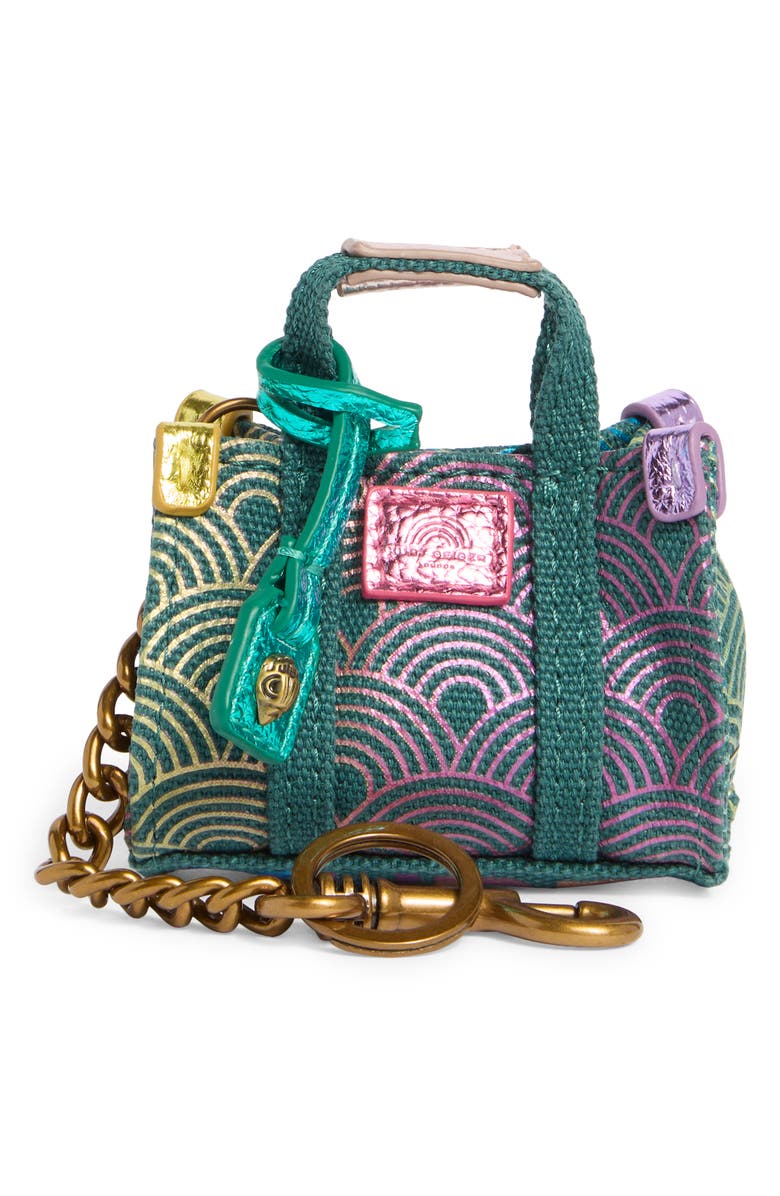 Kurt Geiger London Southbank Bag Keyring, Main, color, 