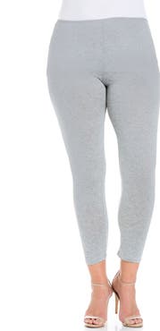 24seven Comfort Apparel Plus Size Ankle Length Leggings