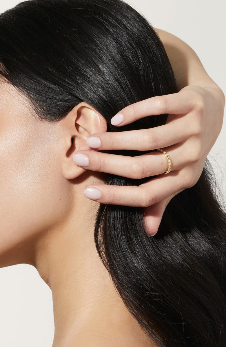 Ana Luisa Darcy Cubic Zirconia Stackable Ring, Alternate, color, Gold / Clear