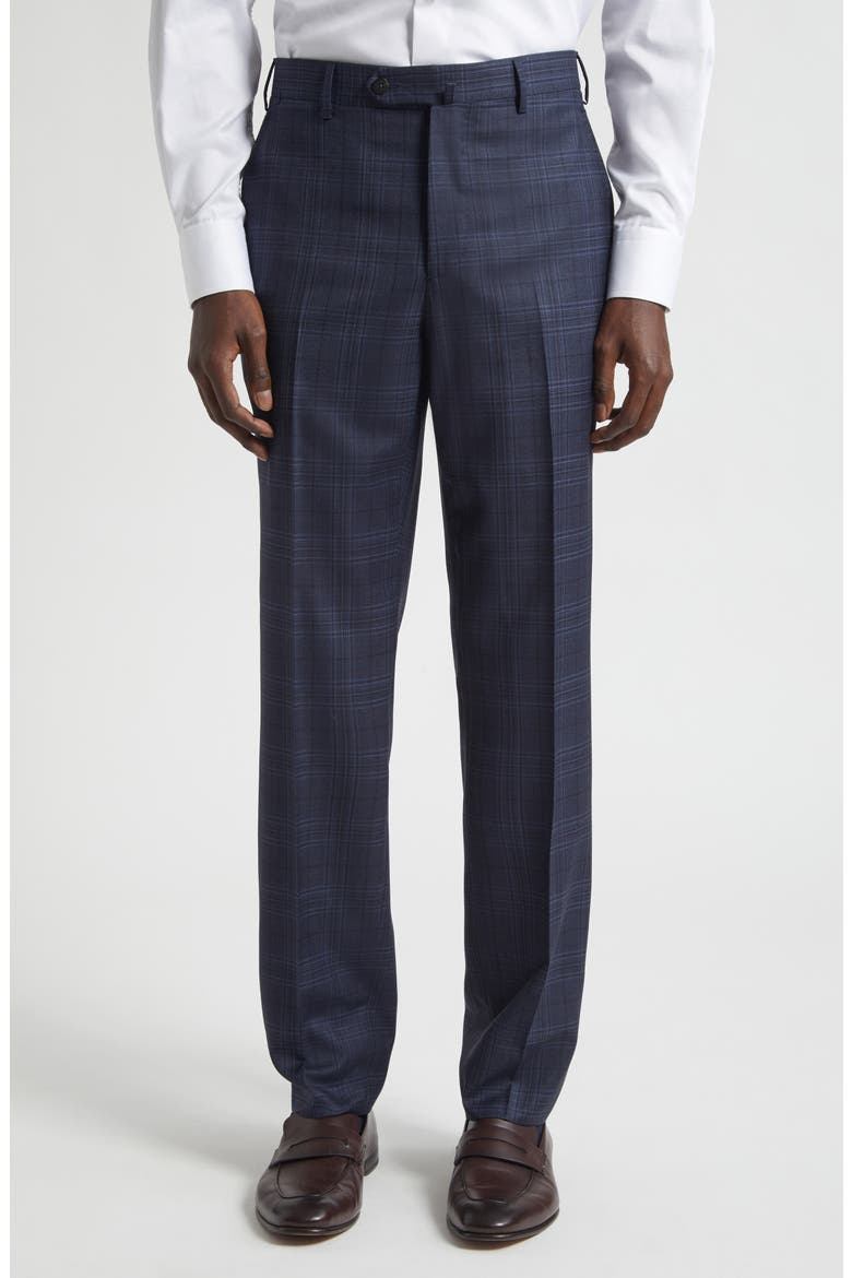 Delain Wool Suit, Alternate, color, BLUE
