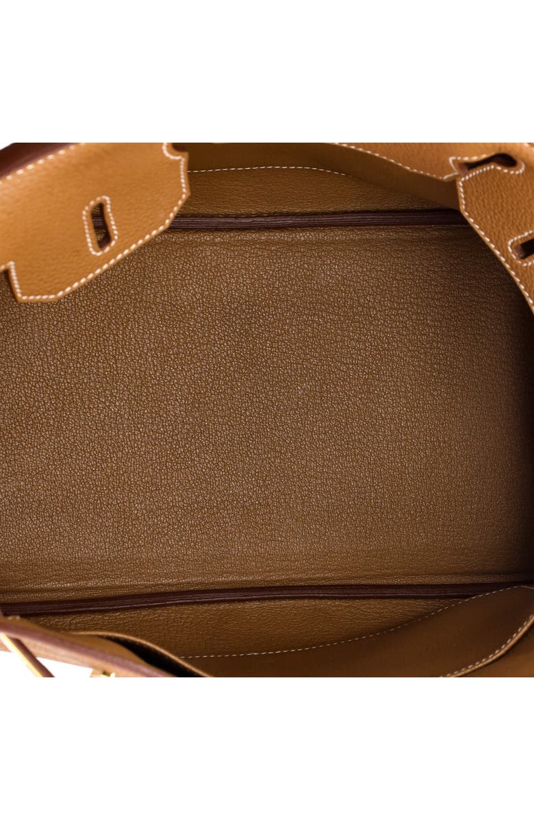 Pre-Owned Hermes Birkin Handbag Brown Togo with Gold Hardware 30, Alternate, color, Gold