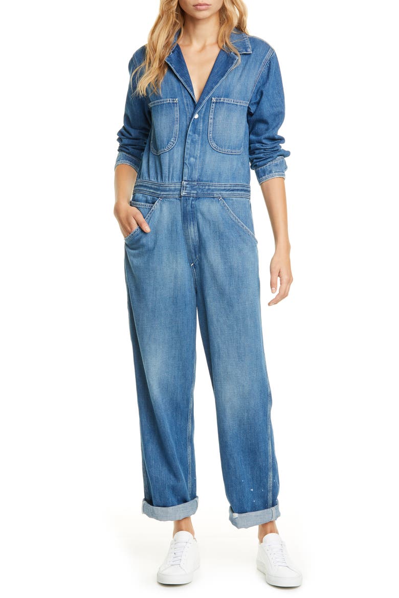 Denim Boilersuit, Main, color, LILY