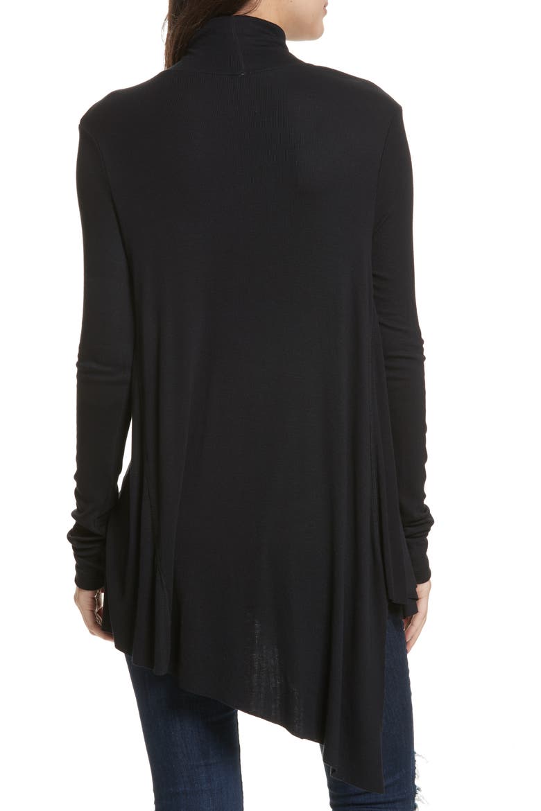 Uptown Turtleneck Top, Alternate, color, BLACK
