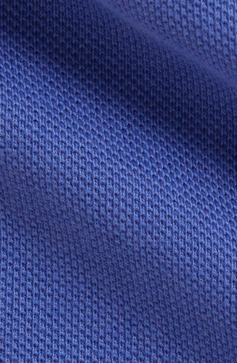 Ralph Lauren Embroidered Cotton Piqué Romper, Alternate, color, Liberty