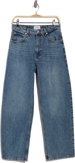 Long Barrel Leg Jeans