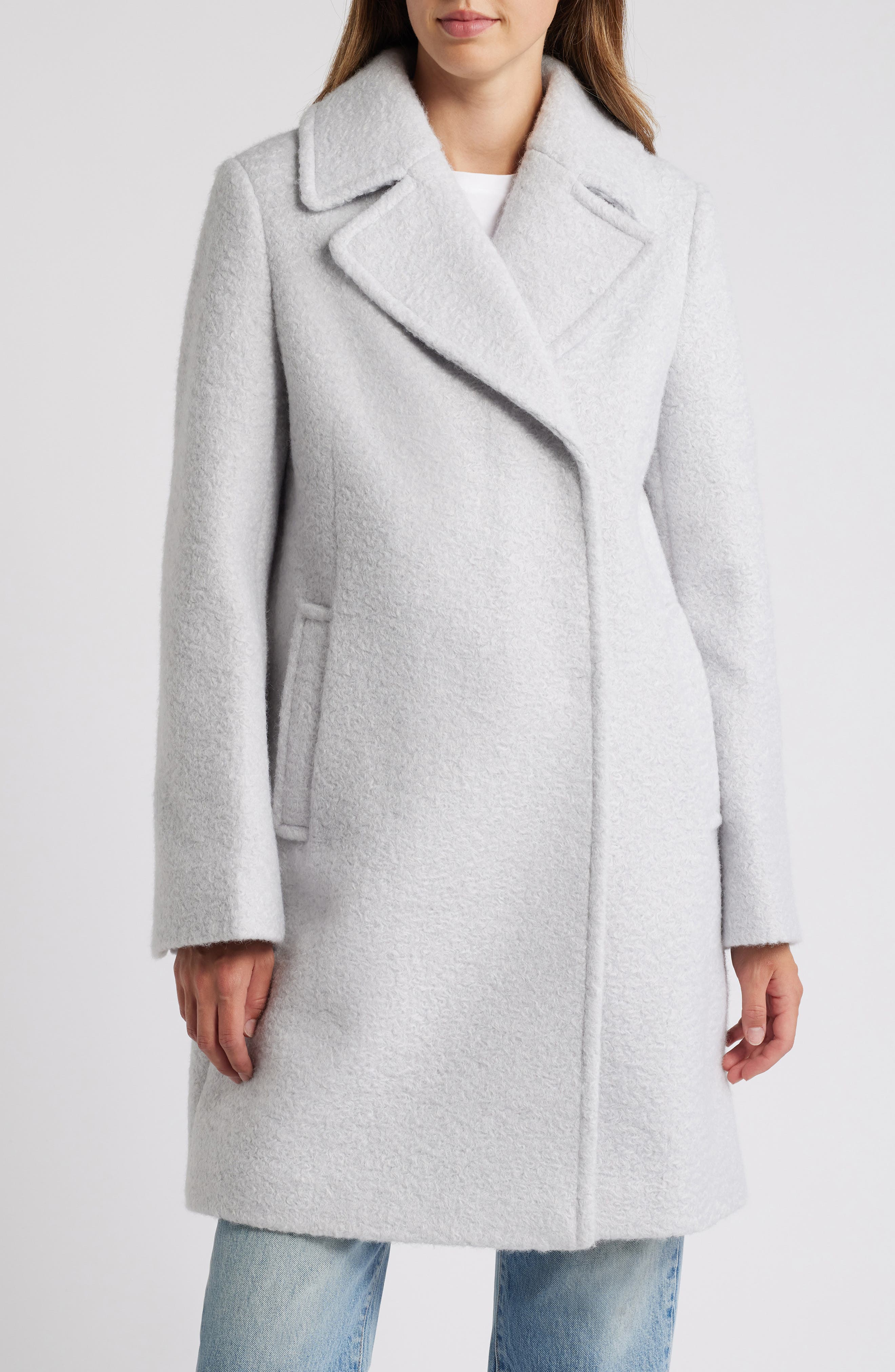 Sam Edelman Bouclé Swing Coat