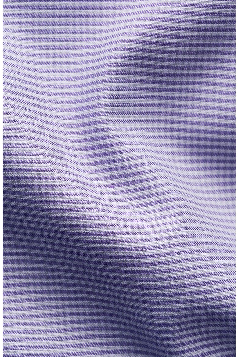 Slim Fit Microcheck Shirt, Alternate, color, MEDIUM PURPLE