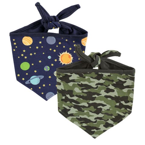 Reversible Pet Dog and Cat Bandana Bibs 2pk