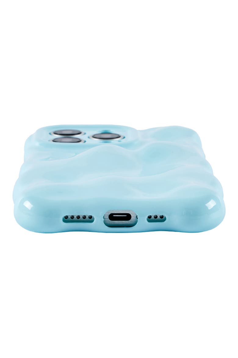 Bubbles iPhone 15 Pro Max Case, Alternate, color, BABY BLUE