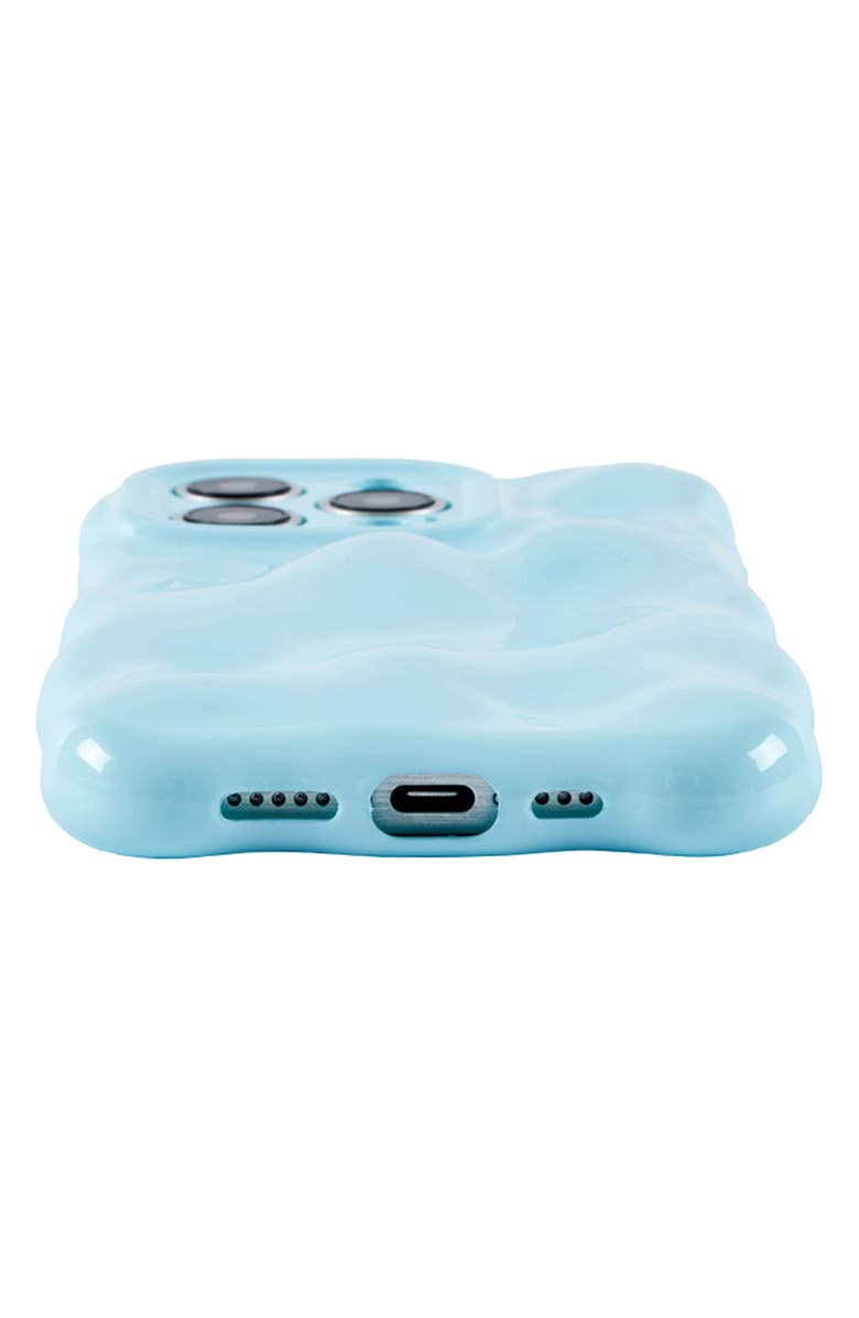 Auramma Bubbles iPhone 15 Pro Max Case, Alternate, color, Baby Blue