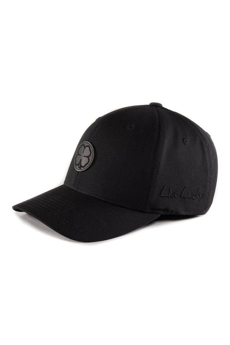 Sharp Luck 2 Ball Cap, Main, color, BLACK PATCH/ BLACK