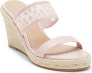 Stuart Weitzman Lily Espadrille Wedge Slide Sandal