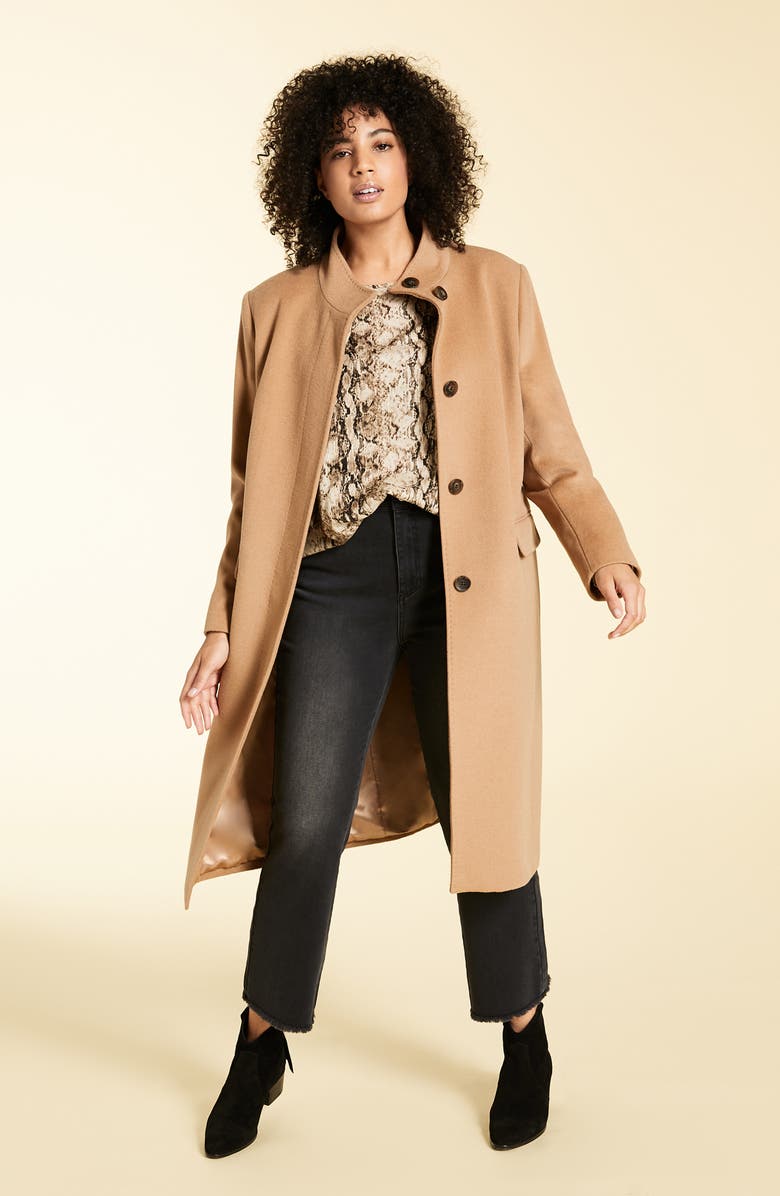 Marina Rinaldi Banjo Snake Print Metallic Detail Top, Alternate, color, 