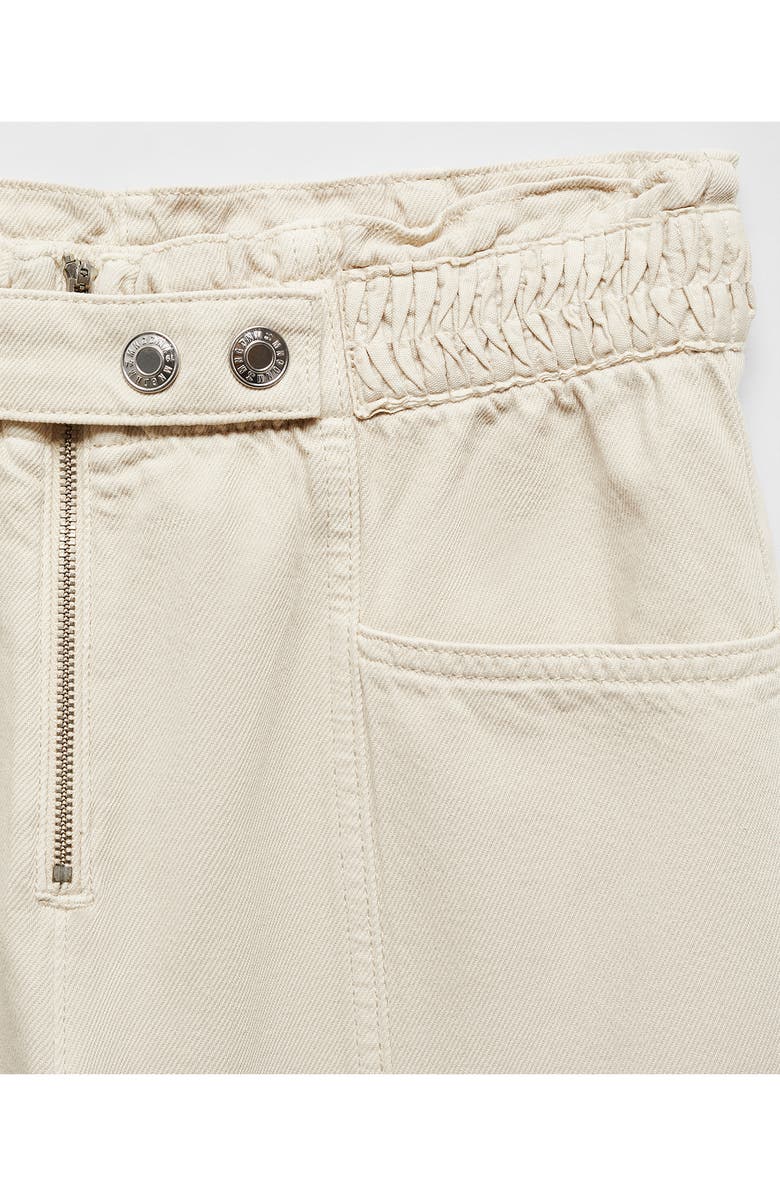 MANGO High Waist Taper Leg Ankle Jeans, Alternate, color, 