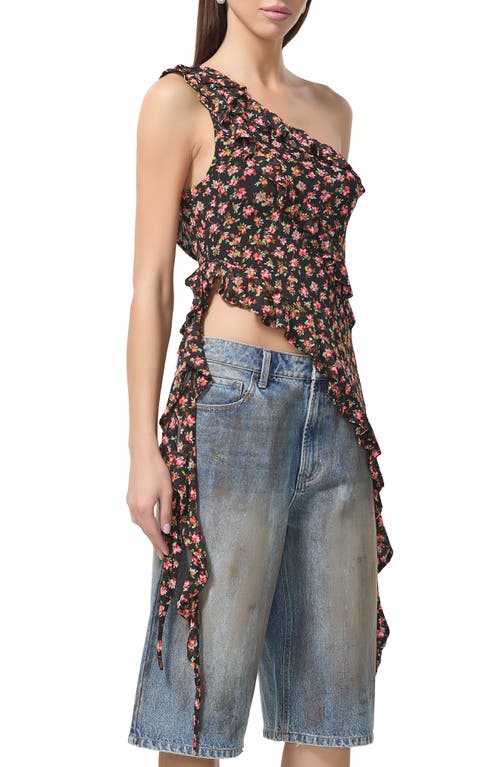 AFRM AFRM VIVICA RUFFLE ONE-SHOULDER SLEEVELESS TOP 