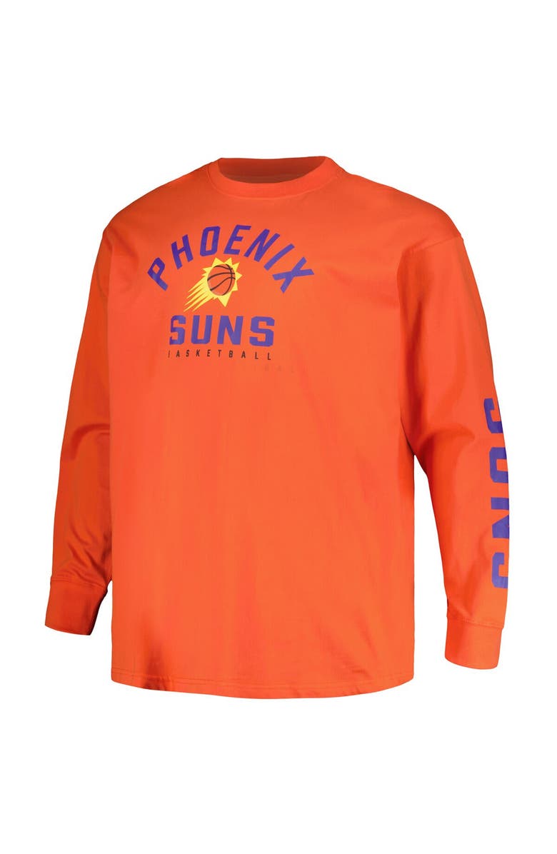 FANATICS Men's Fanatics Branded Purple/Orange Phoenix Suns Big & Tall Short Sleeve & Long Sleeve T-Shirt Set, Alternate, color, Purple