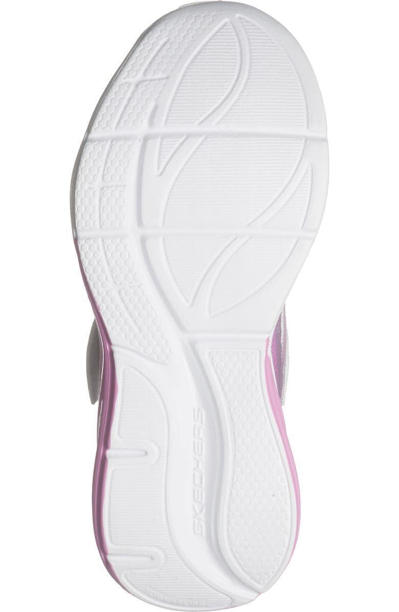 SKECHERS Kids' Cosmic Glow Light-Up Sneaker, Alternate, color, Pink/ Silver