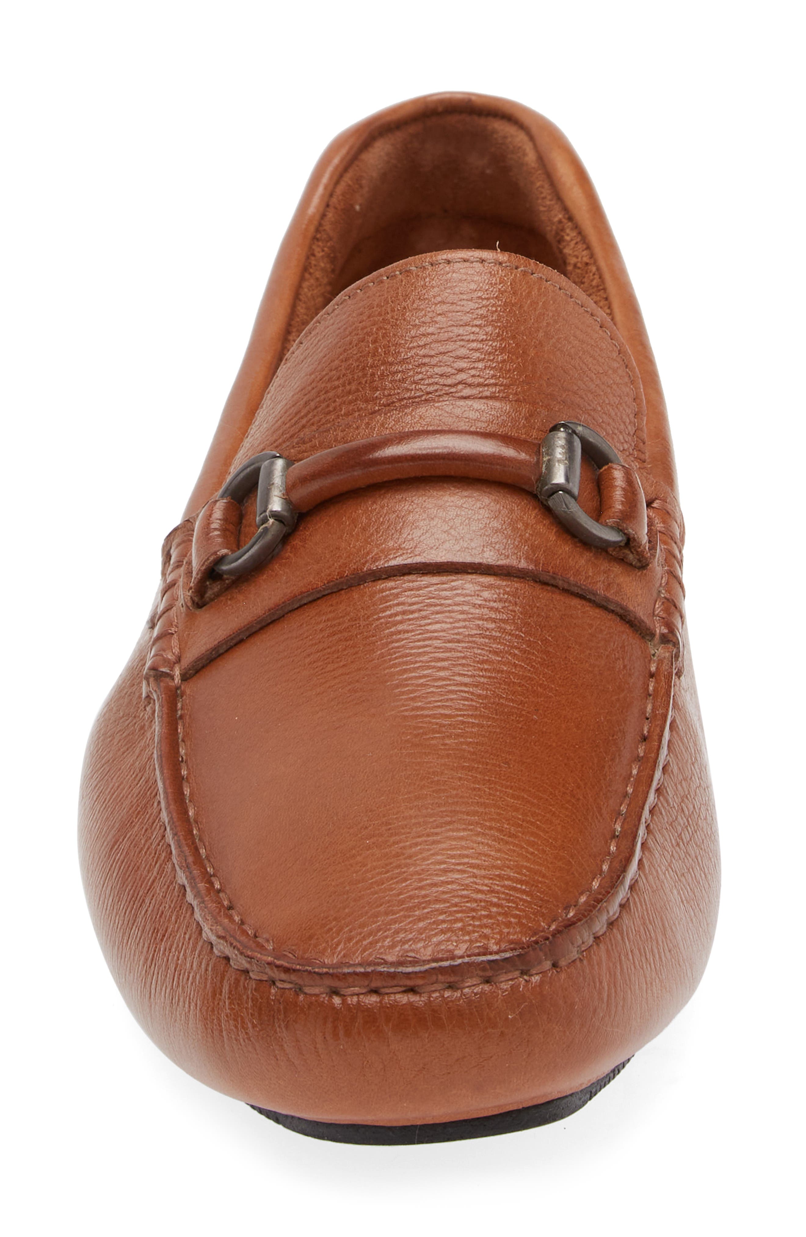Corbin Bit Driving Loafer, Alternate, color, TAN SADDLE
