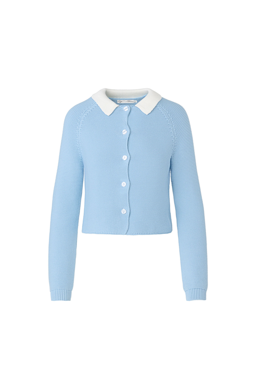 By Tess Collection Chloe Cardigan In Blue