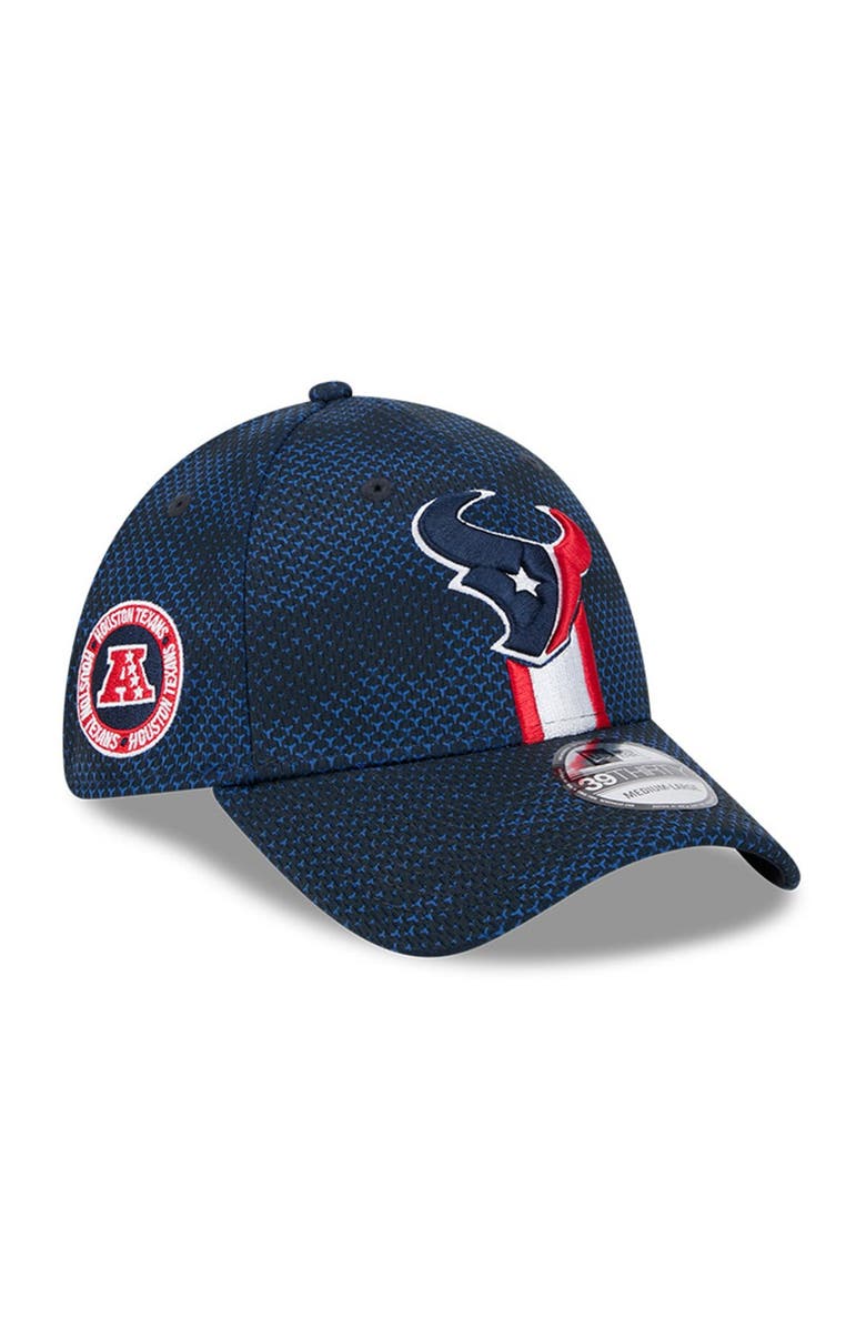New Era Men's New Era Navy Houston Texans 2024 Sideline 39THIRTY Flex Hat, Alternate, color, Navy