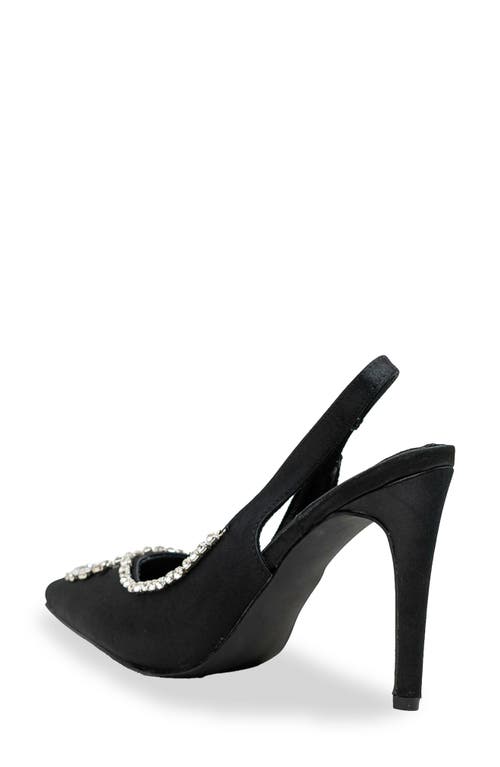CHASE & CHLOE CHASE AND CHLOE HALSTON CRYSTAL SLINGBACK PUMP 