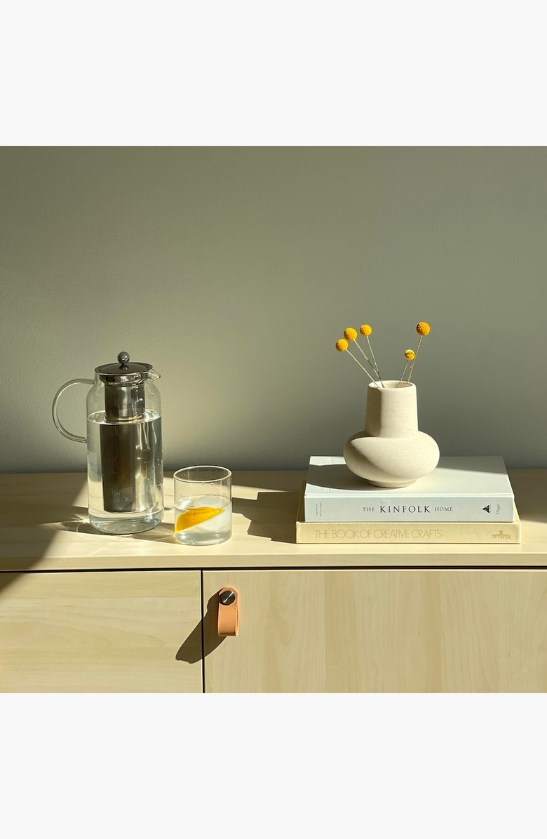 PUBLIC GOODS Tea & Water Glass Pitcher with Infuser, Alternate, color, Clear Glass