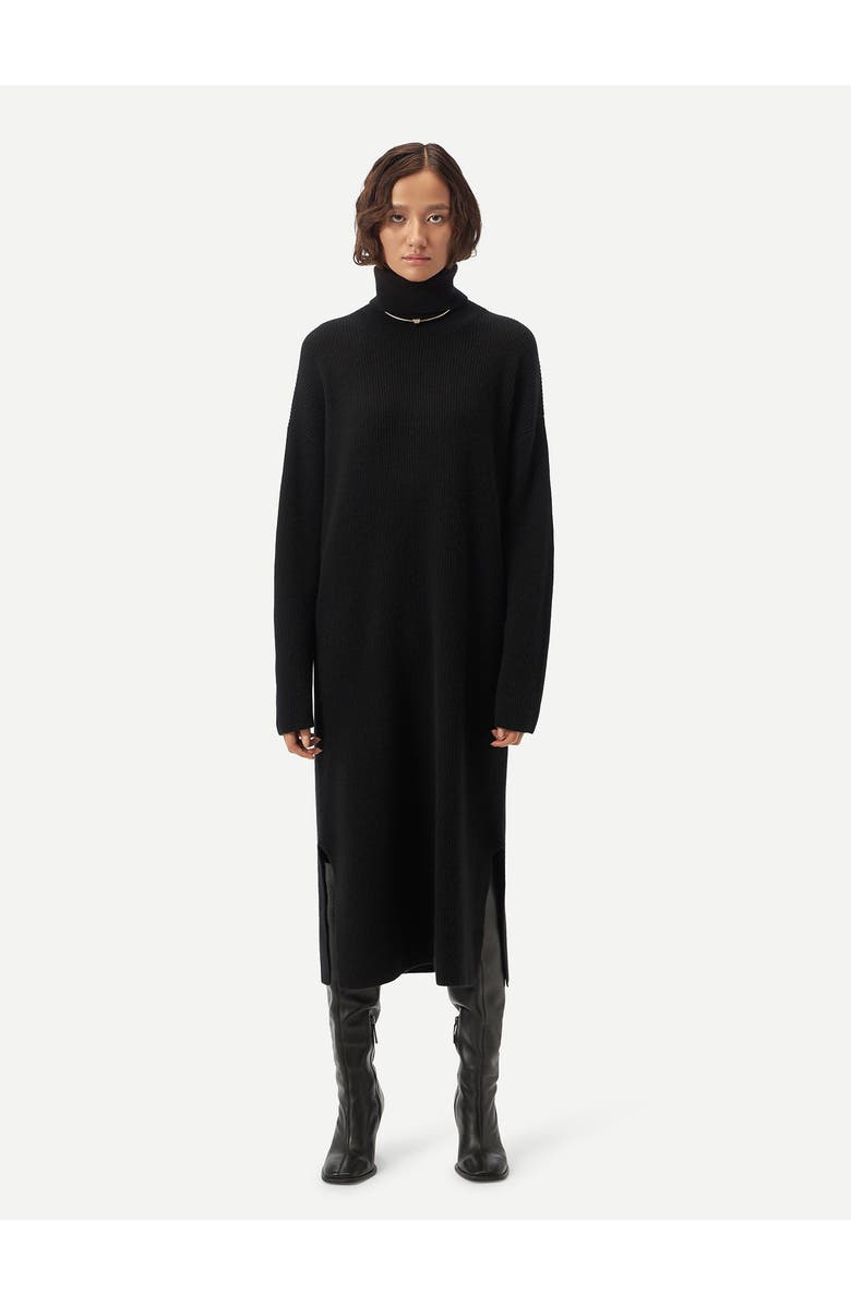 GOBI Mongolian Cashmere Cashmere Turtleneck Dress, Alternate, color,