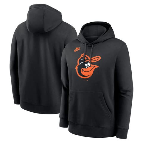 Men's Nike Black Baltimore Orioles Cooperstown Collection Logo Club Pullover Hoodie