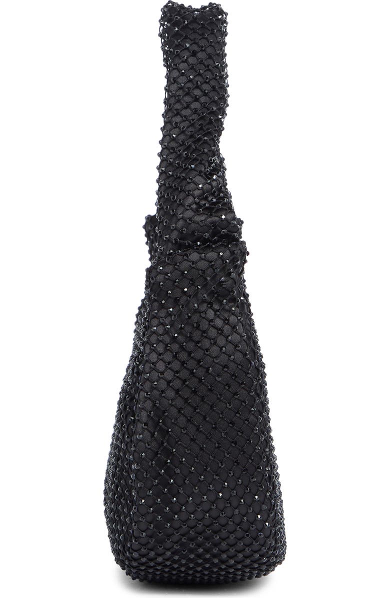 Madden Girl Rhinestone Mesh & Satin Mini Shoulder Bag, Alternate, color,