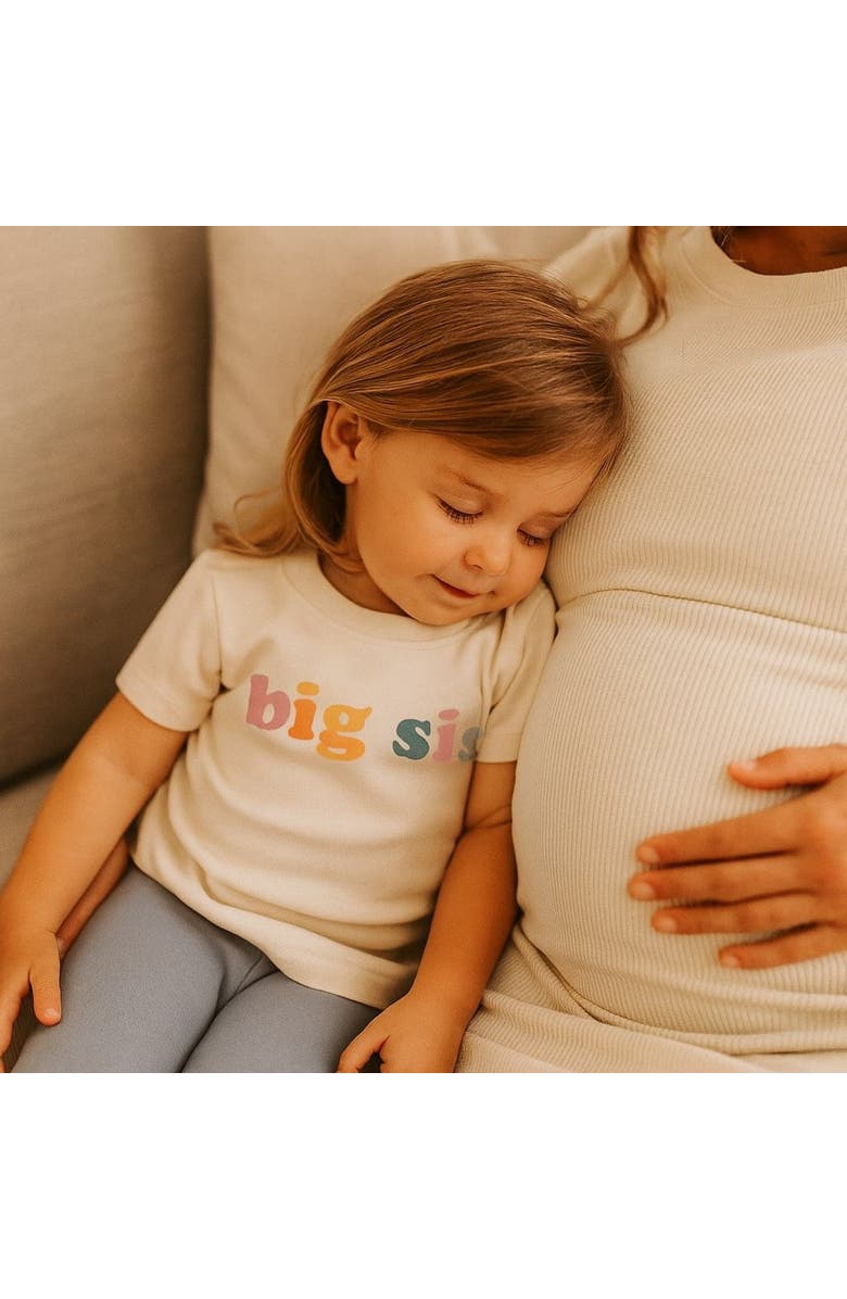 Finn + Emma Organic Graphic Tee | Big Bro, Alternate, color, Ivory