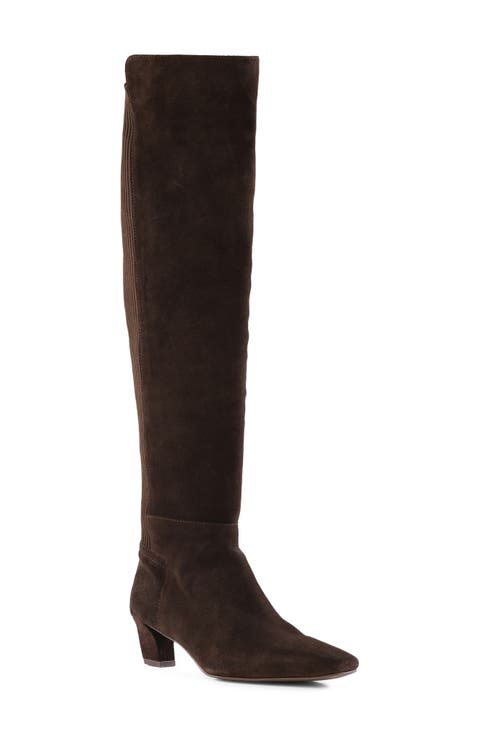Casting Call Leather Over the Knee Boot