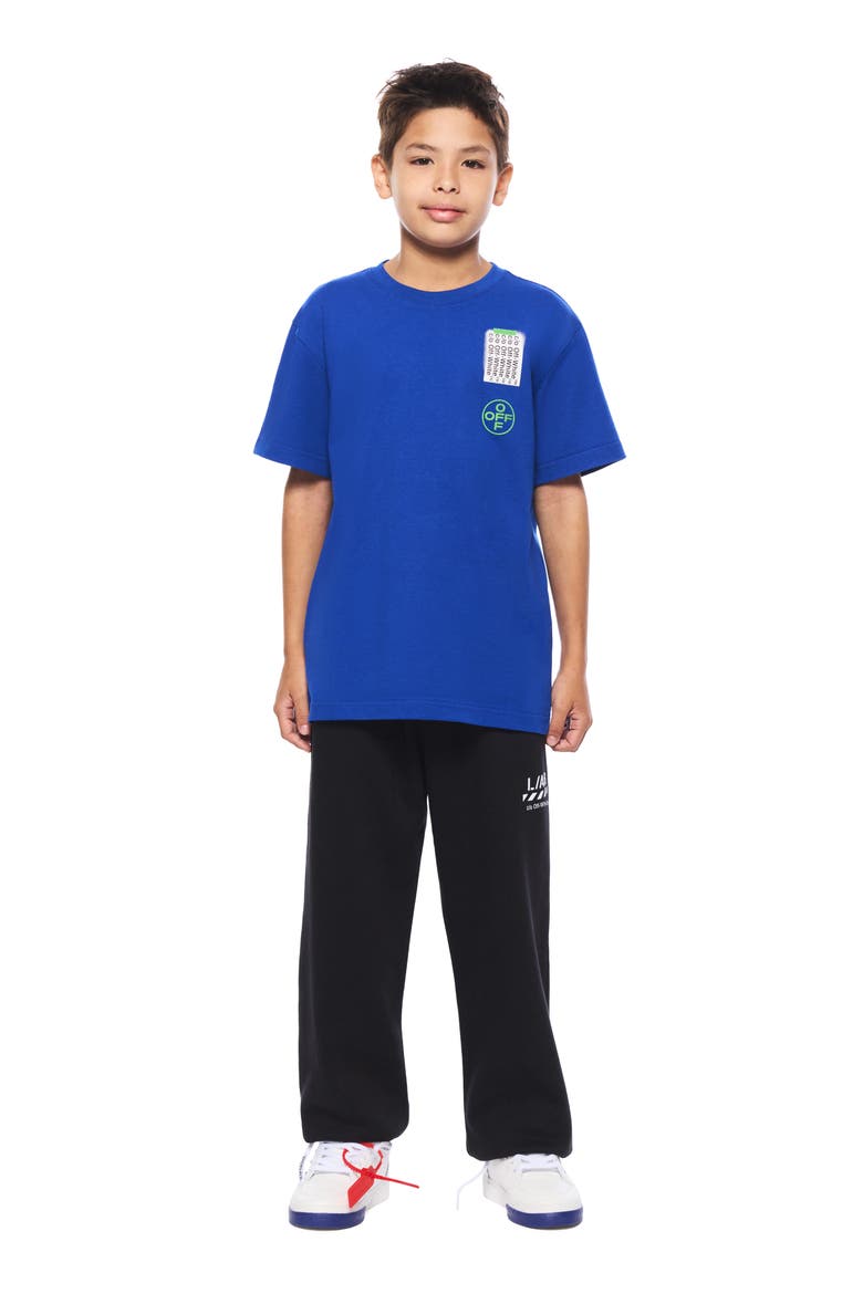 Kids' Diag Joggers, Alternate, color, BLACK