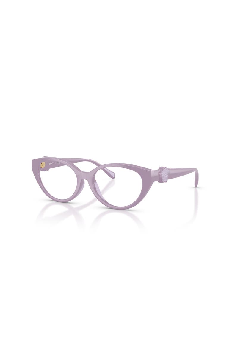 Versace 46mm Cat Eye optical glasses, Main, color, Violet