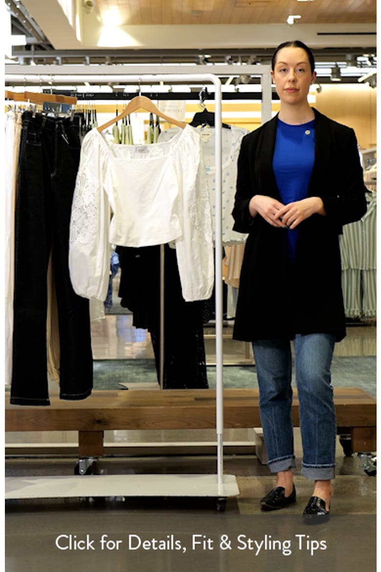 Angelica Lace Inset Long Sleeve Top video