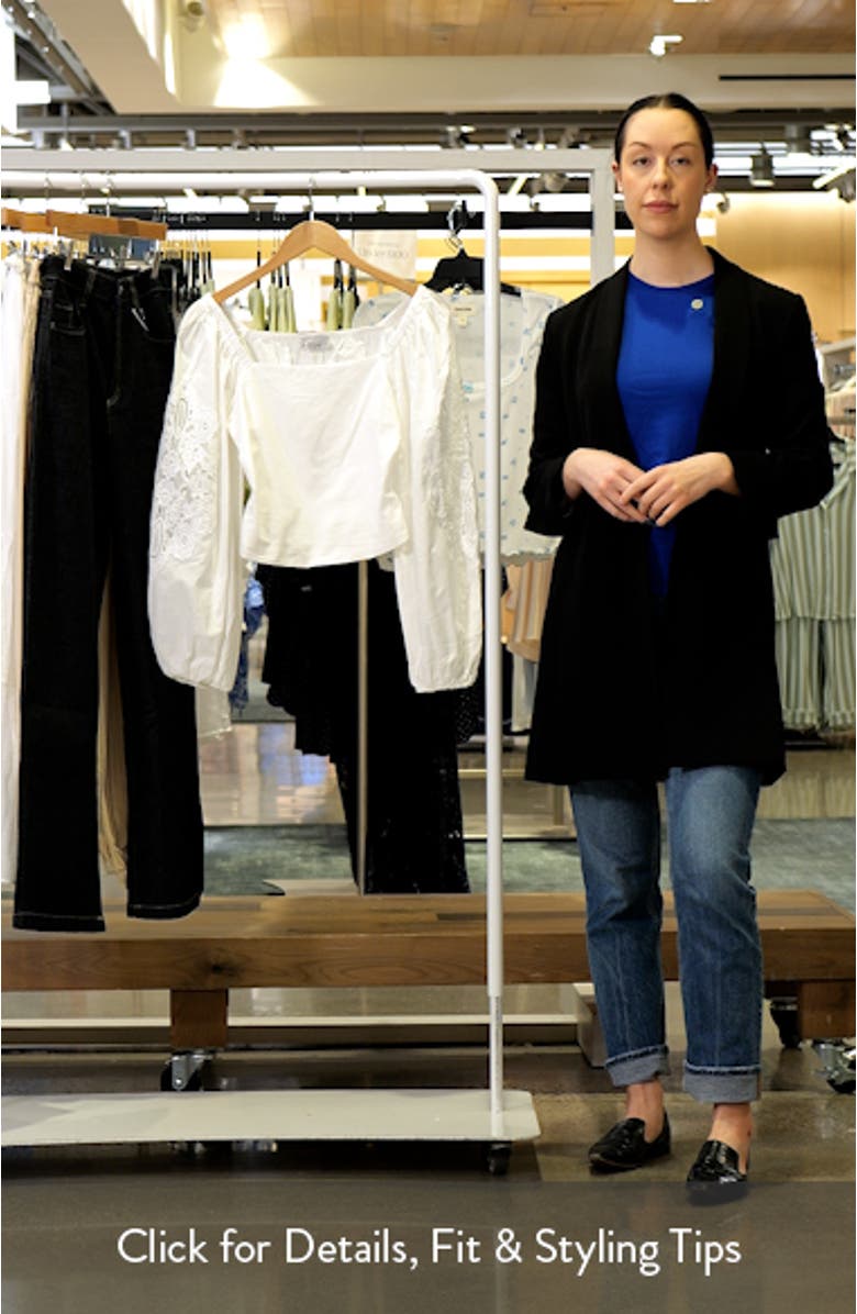Angelica Lace Inset Long Sleeve Top, sales video thumbnail