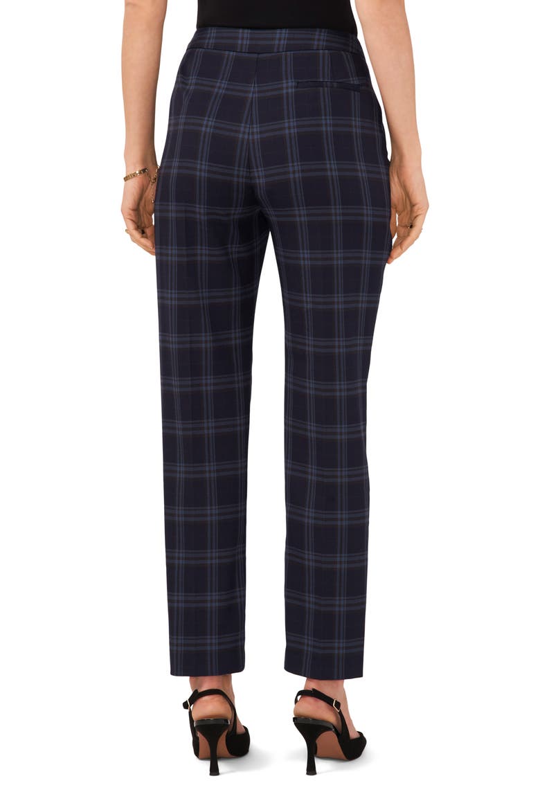 Plaid Straight Leg Pants, Alternate, color, DUSK
