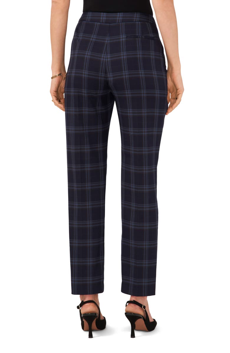 Vince Camuto Plaid Straight Leg Pants, Alternate, color,