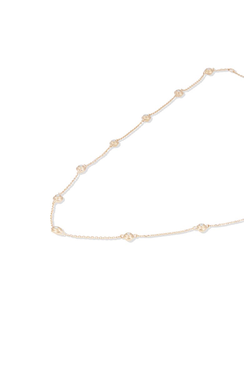 Campbell + Charlotte Evolve Station Necklace, Alternate, color, Diamond-Gold