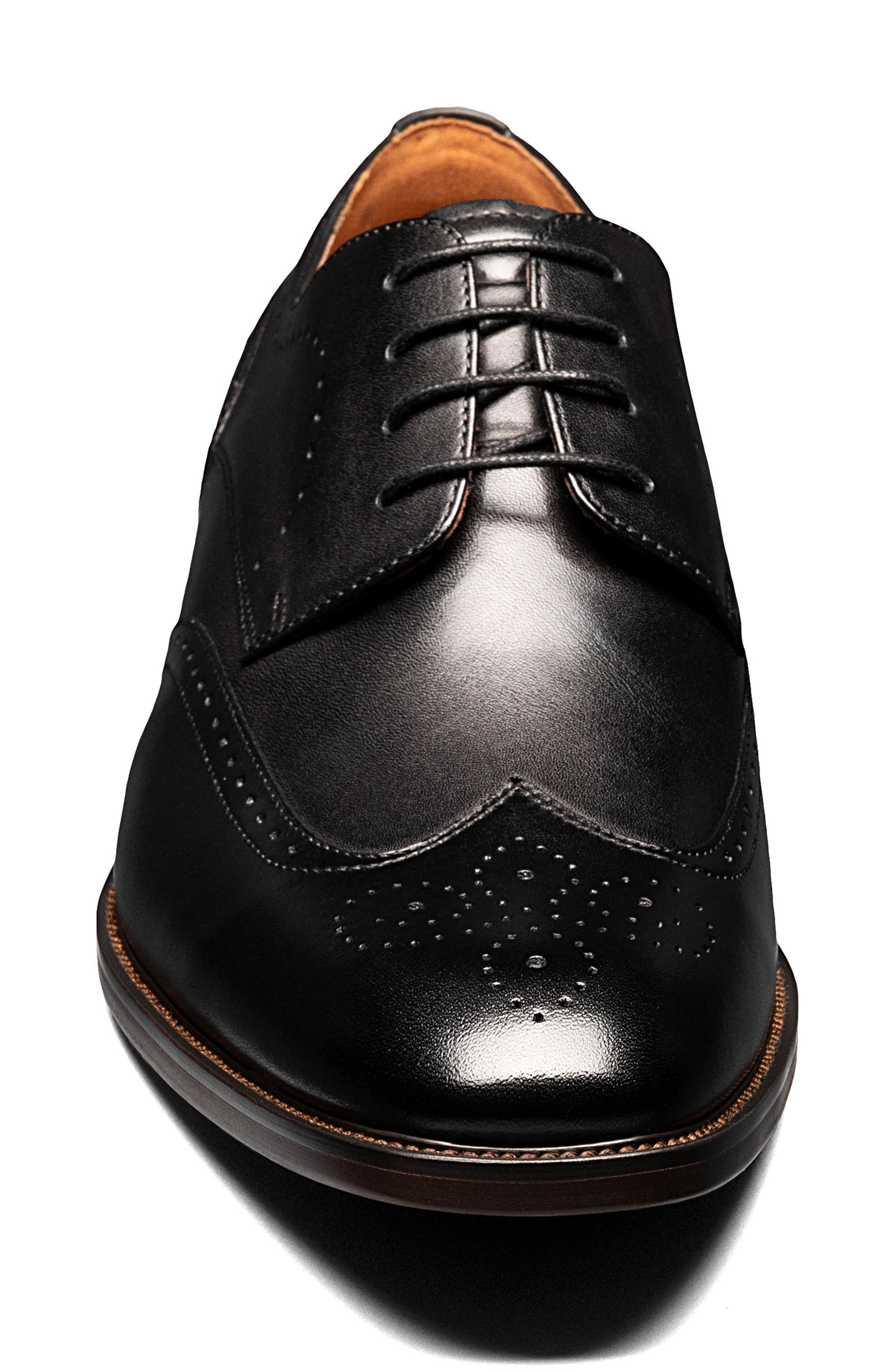 Florsheim Sorrento Wingtip Derby, Alternate, color, Black