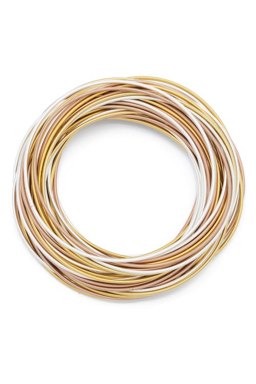 Emerson & Oliver Dia Mixed Metal Warm Bracelets in Set Of 50  product
