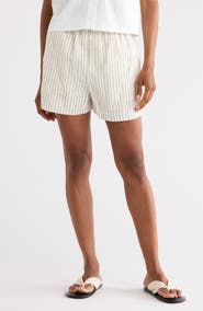 rag & bone Lori Stripe Linen Shorts
