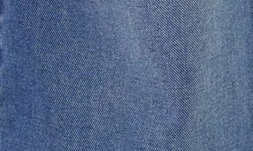 Curve Appeal Parisian Cafe High Waist Wide Leg Knit Jeans In Blue