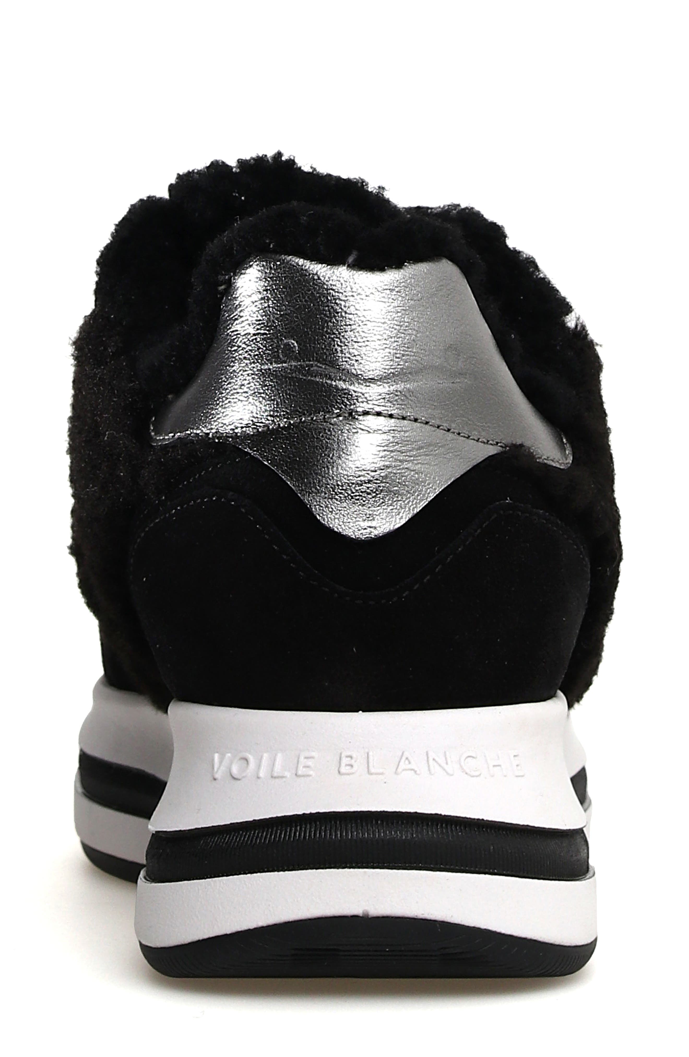 Voile Blanche Melany Faux Shearling Sneaker, Alternate, color, 